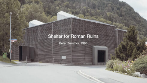 ArcDog Blends Motion and Stills to Document Zumthor’s ‘Shelter For Ruman Ruins’