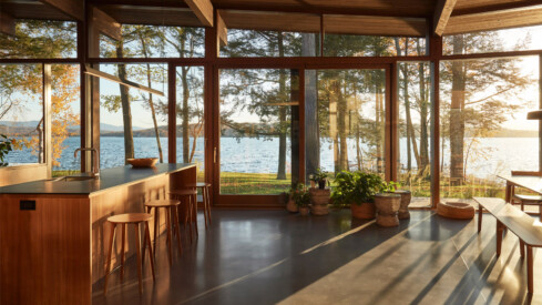 Check Out This Peaceful Modern Lake Retreat Photographed By Maxime Brouillet