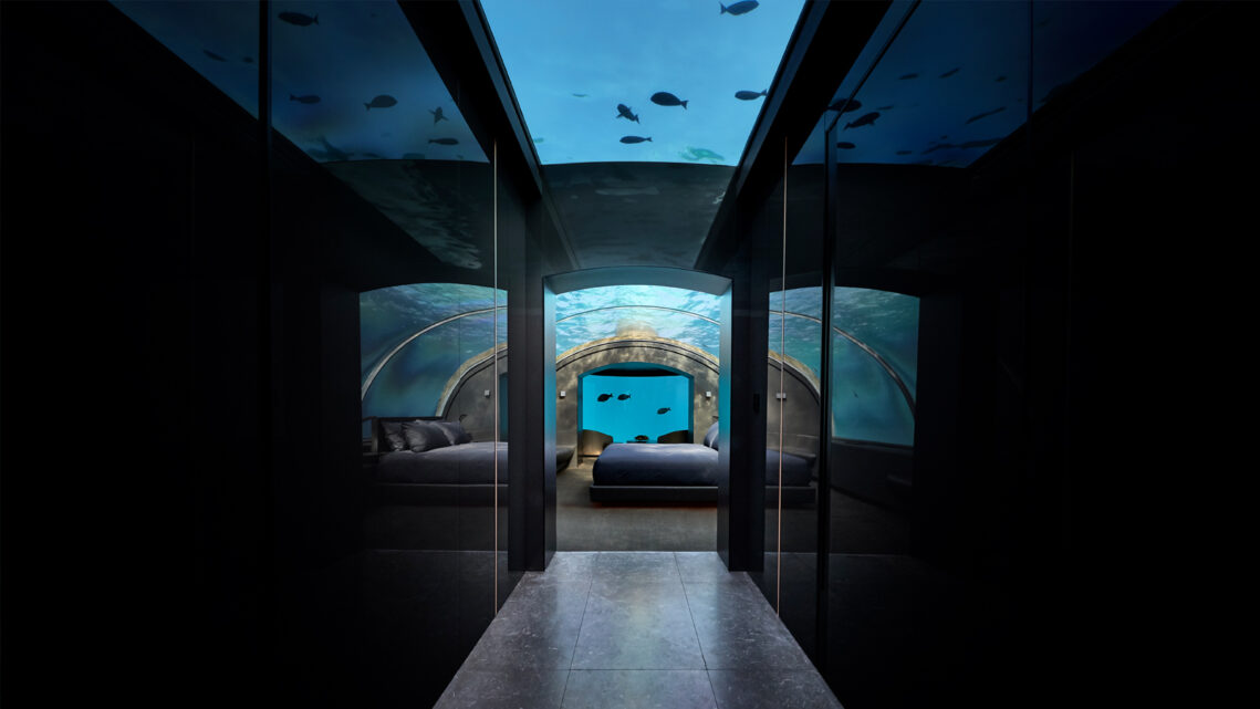 Justin Nicholas Photographs the World’s First Underwater Villa